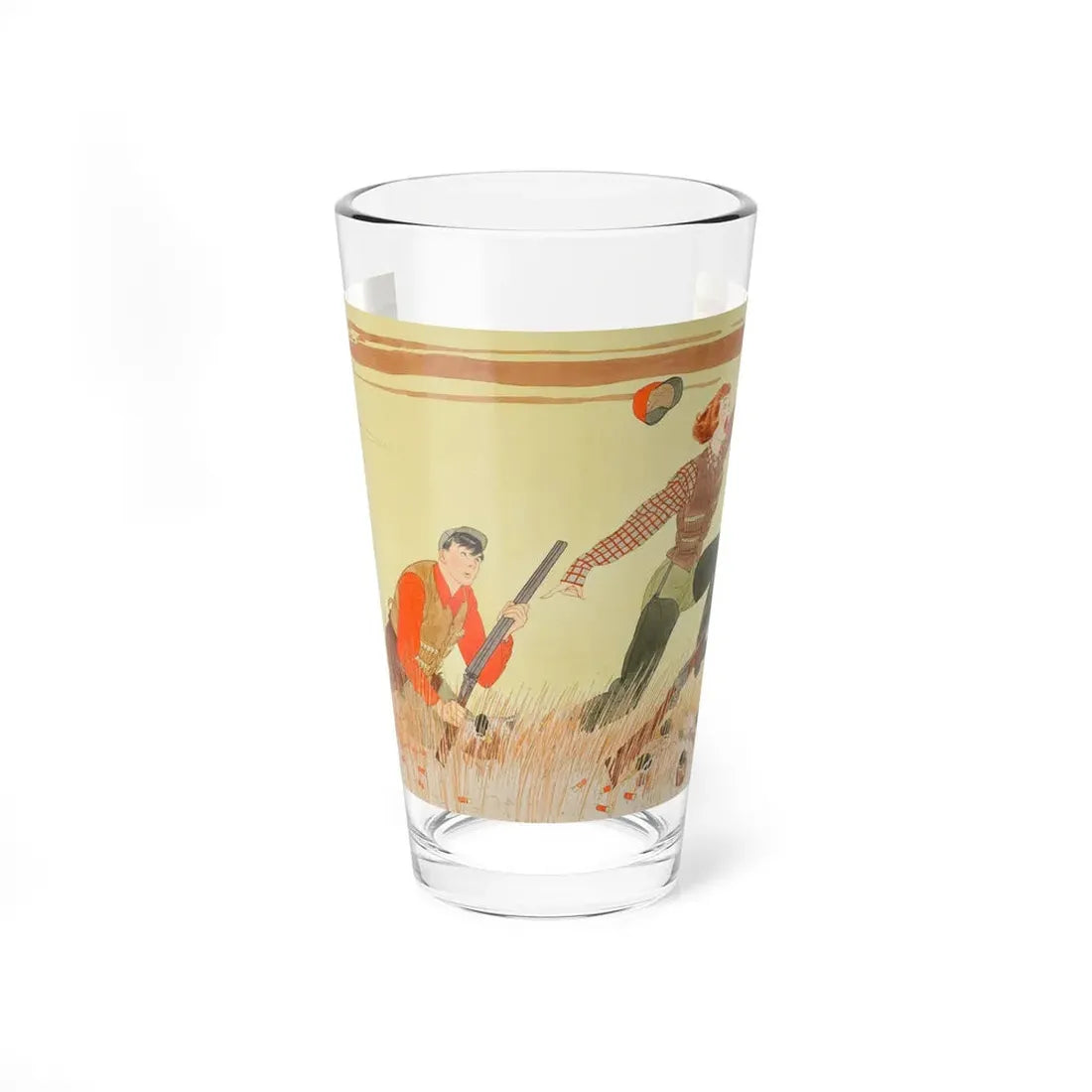 Mullin's Pretty Blind Mate, Collier's magazine story illustration, circa 1945 (Magazine Illustration) Pint Glass 16oz 16oz - Go Mug Yourself