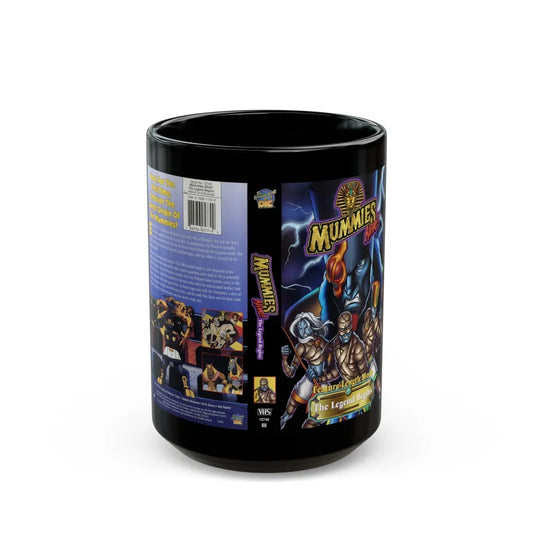 MUMMIES ALIVE (VHS COVER) - Black Coffee Mug-15oz-Go Mug Yourself