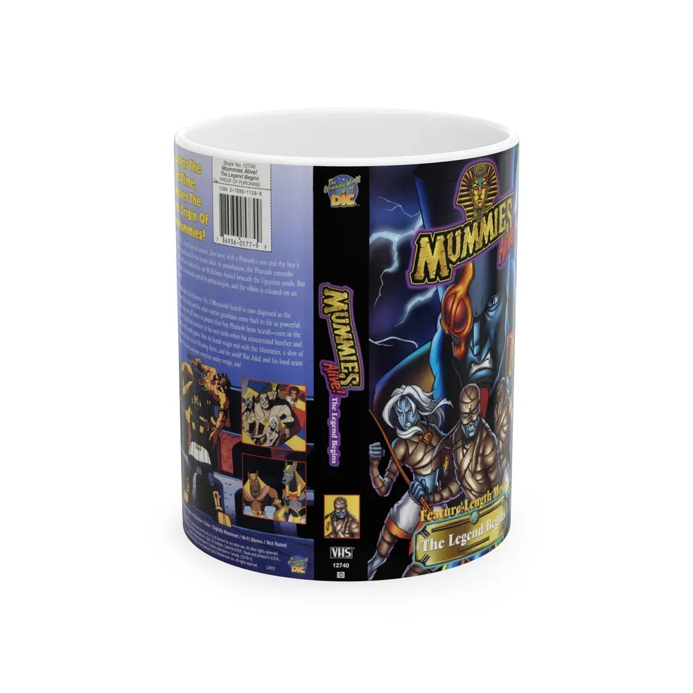 MUMMIES ALIVE (VHS COVER) - White Coffee Mug-11oz-Go Mug Yourself