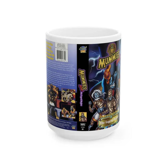 MUMMIES ALIVE (VHS COVER) - White Coffee Mug 15oz - Go Mug Yourself