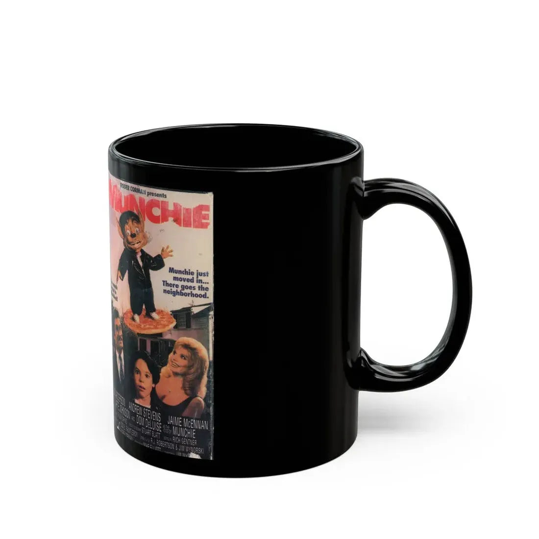 MUNCHIE (VHS COVER) - Black Coffee Mug - Go Mug Yourself