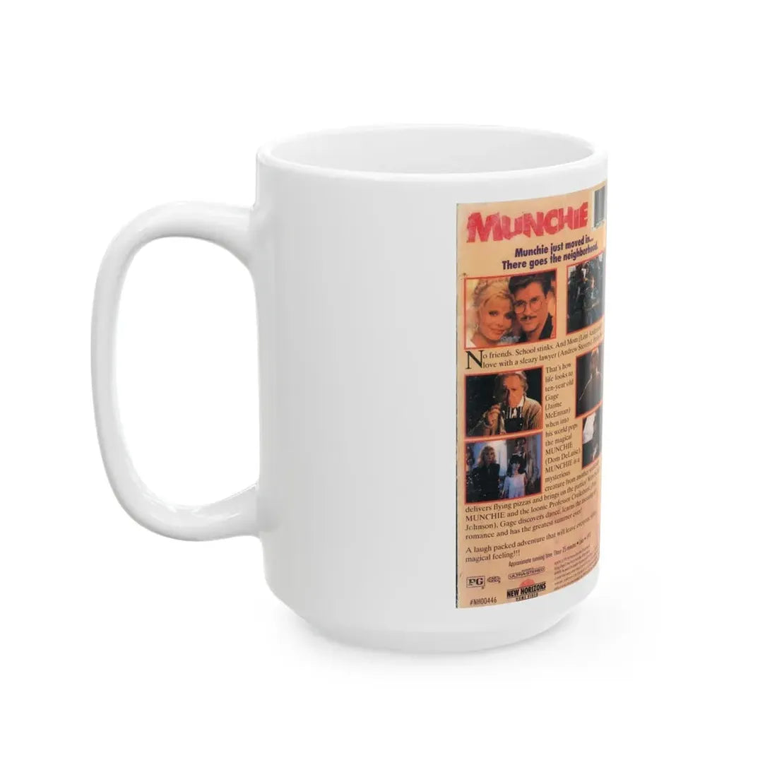 MUNCHIE (VHS COVER) - White Coffee Mug - Go Mug Yourself
