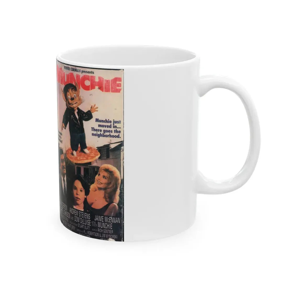 MUNCHIE (VHS COVER) - White Coffee Mug - Go Mug Yourself