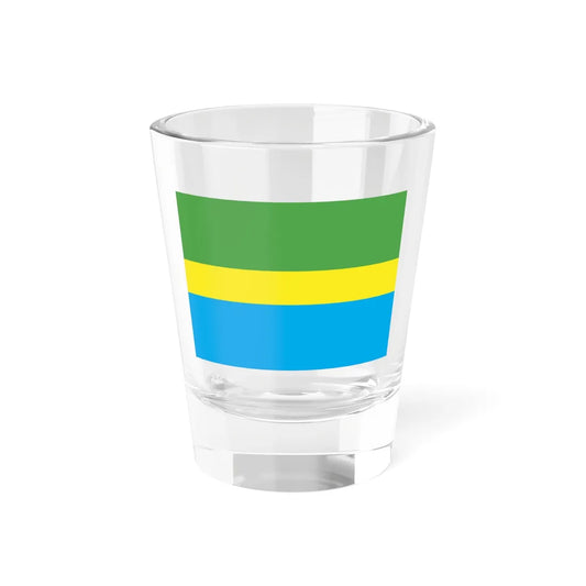 Municipal Flag of Bandung Indonesia (Indonesia) Shot Glass 1.5oz 1.5oz - Go Mug Yourself