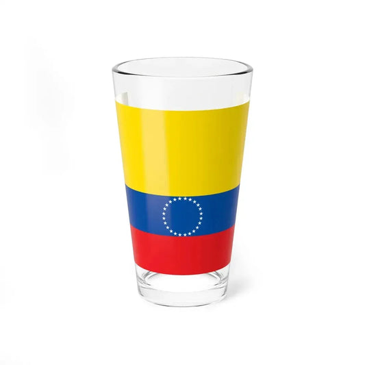 Municipal flag of Ecuador (Ecuador) Pint Glass 16oz 16oz - Go Mug Yourself