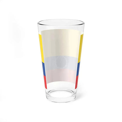 Municipal flag of Ecuador (Ecuador) Pint Glass 16oz - Go Mug Yourself