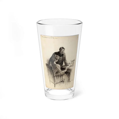 Munsey's Magazine Illustration (Magazine Illustration) Pint Glass 16oz 16oz - Go Mug Yourself