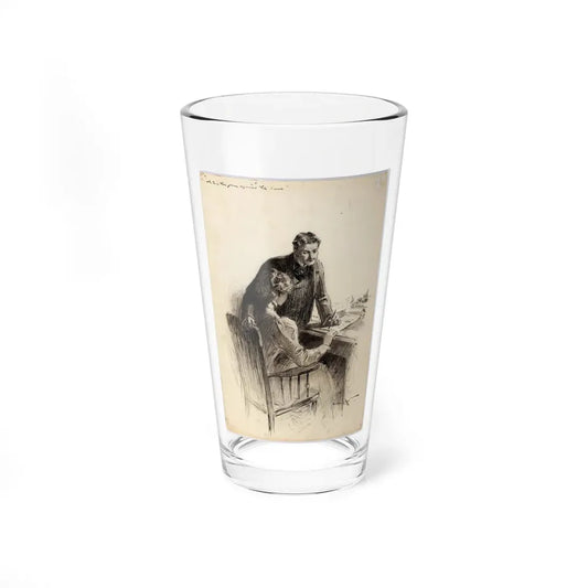 Munsey's Magazine Illustration (Magazine Illustration) Pint Glass 16oz 16oz - Go Mug Yourself