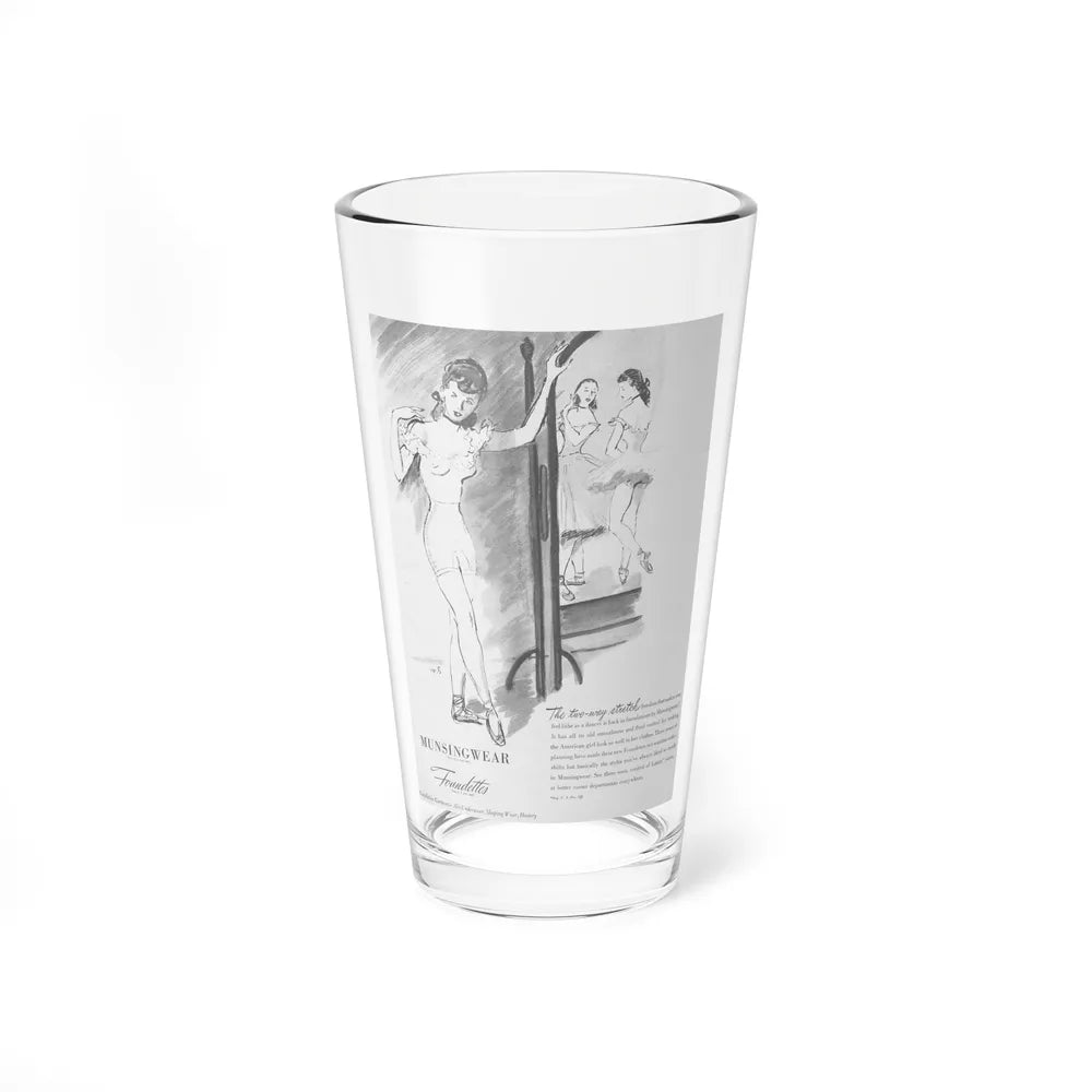 Munsingwear Foundettes, 1945 (Magazine Illustration) Pint Glass 16oz-16oz-Go Mug Yourself