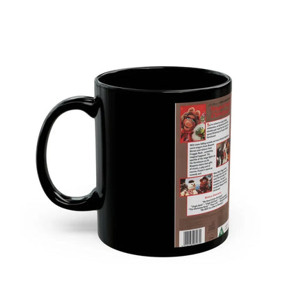 MUPPET FAMILY CHRISTMAS (VHS COVER) - Black Coffee Mug - Go Mug Yourself