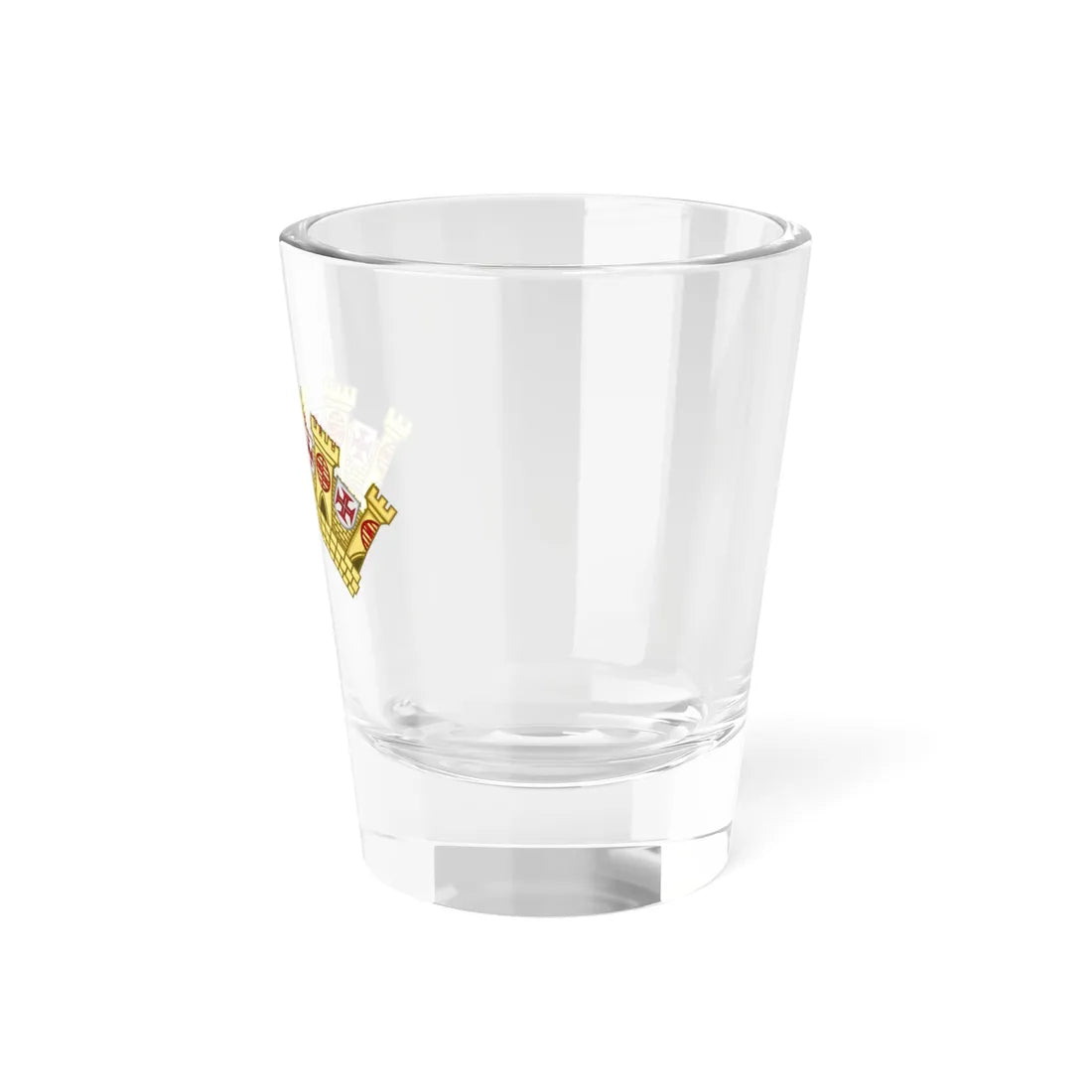 Mural Crown of Administrative Regions of Portugal (Portugal) (Coat of Arms) Shot Glass 1.5oz - Go Mug Yourself