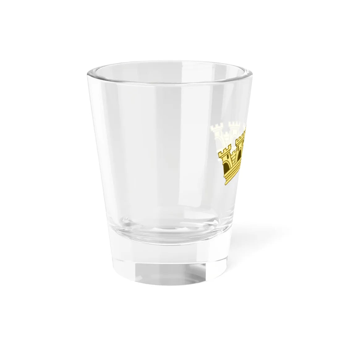 Mural Crown of Capital - Portugal (Portugal) (Coat of Arms) Shot Glass 1.5oz - Go Mug Yourself