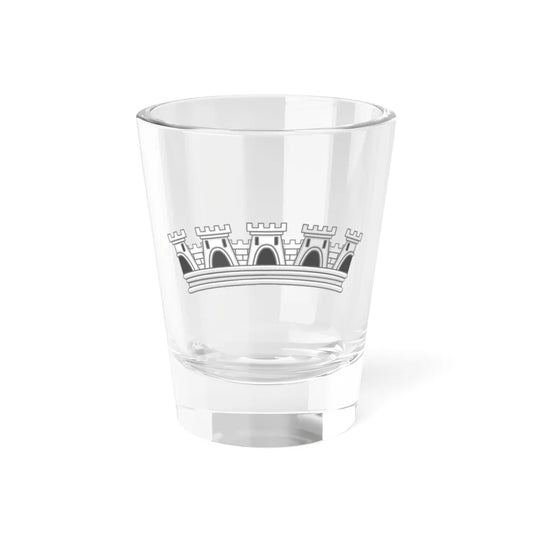 Mural Crown of City - Portugal (Portugal) (Coat of Arms) Shot Glass 1.5oz 1.5oz - Go Mug Yourself