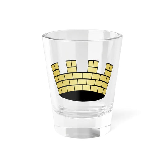 Mural Crown United Kingdom (United Kingdom) (Coat of Arms) Shot Glass 1.5oz 1.5oz - Go Mug Yourself