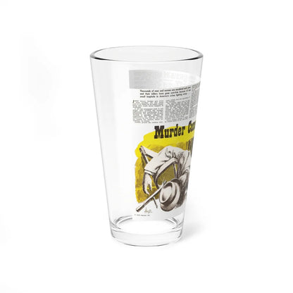 Murder Comes Easy, Adam magazine, September 1963 (Magazine Illustration) Pint Glass 16oz-Go Mug Yourself