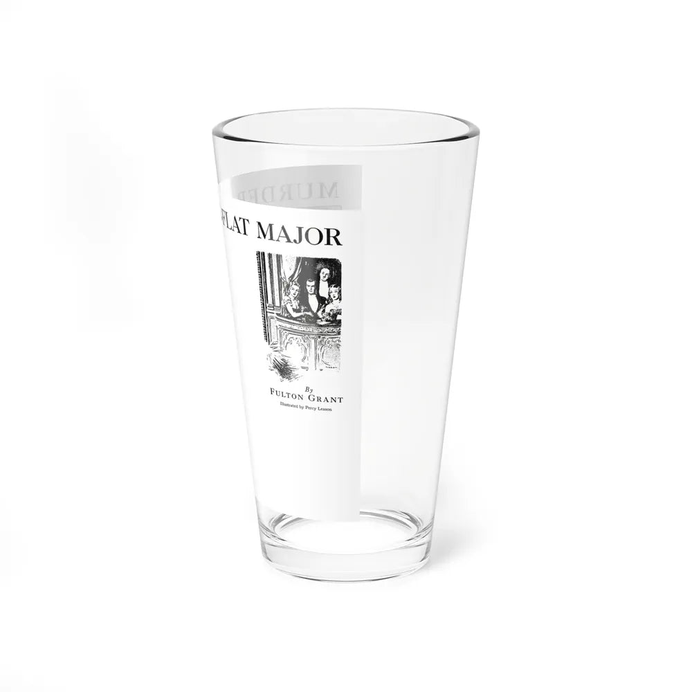 Murder In E-Flat Major, Blue Book Magazine, April 1940 (Magazine Illustration) Pint Glass 16oz-Go Mug Yourself