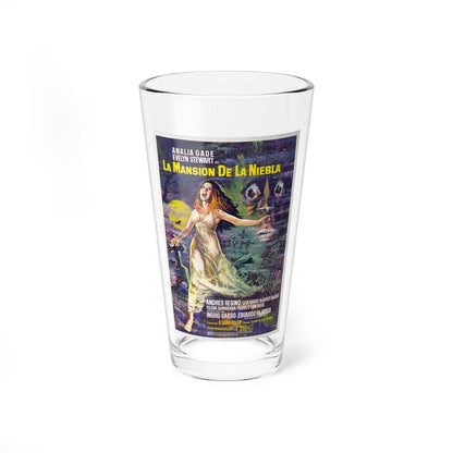 MURDER MANSION (MANIAC MANSION) 1972 Movie Poster - Pint Glass 16oz-16oz-Go Mug Yourself