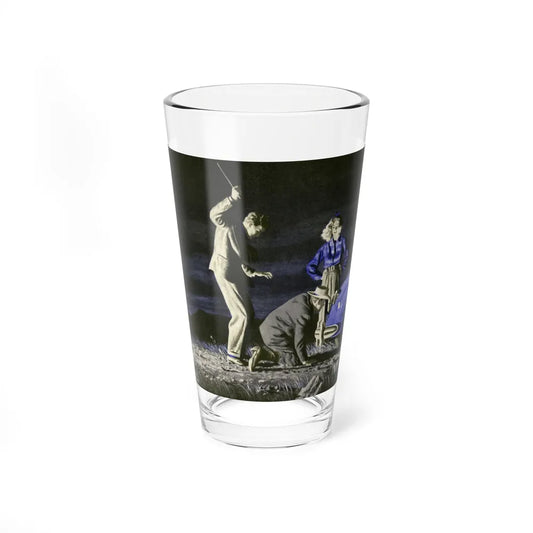 Murder Most Foul (Magazine Illustration) Pint Glass 16oz-16oz-Go Mug Yourself