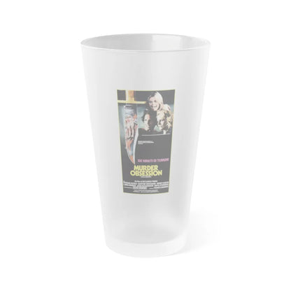 MURDER OBSESSION 1981 Movie Poster - Frosted Pint Glass 16oz-Go Mug Yourself