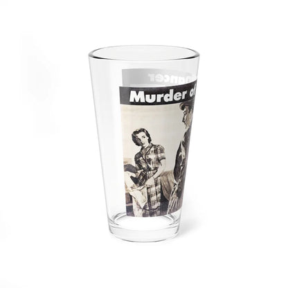 Murder of a Dancer, Man Junior, July 1955 (Magazine Illustration) Pint Glass 16oz-Go Mug Yourself