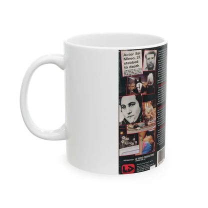 MURDERERS MOBSTERS AND MADMEN VOLUME 1 (VHS COVER) - White Coffee Mug - Go Mug Yourself
