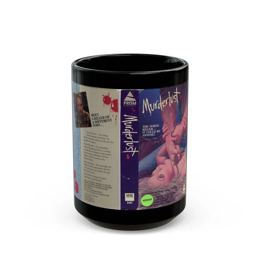 MURDERLUST (VHS COVER) - Black Coffee Mug-15oz-Go Mug Yourself