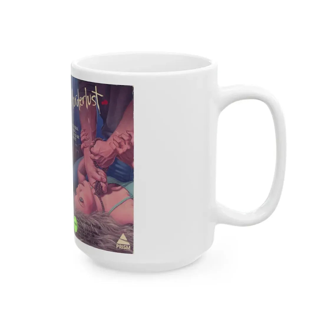MURDERLUST (VHS COVER) - White Coffee Mug - Go Mug Yourself