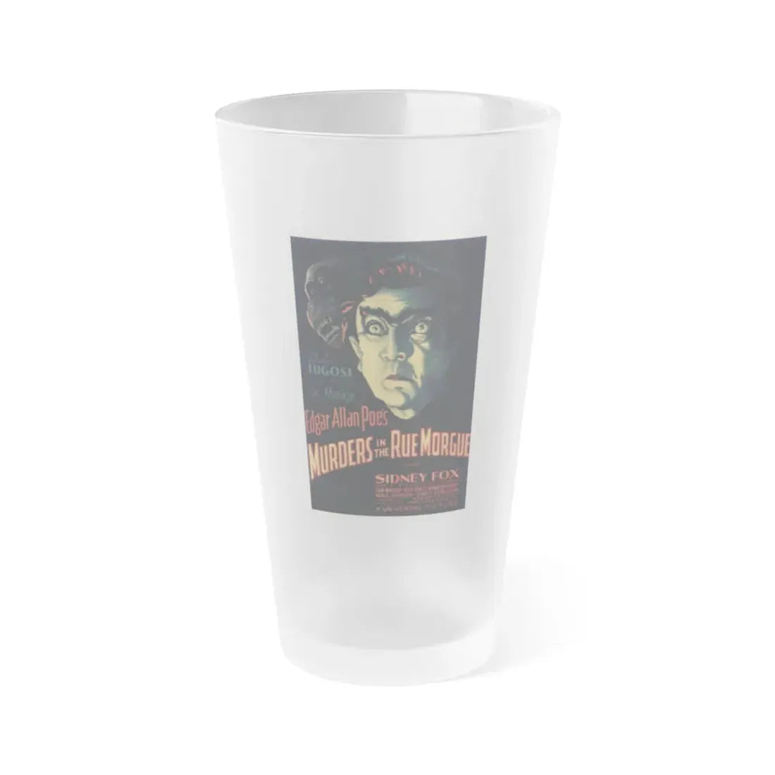 MURDERS IN THE RUE MORGUE (2) 1971 Movie Poster - Frosted Pint Glass 16oz 16oz Frosted - Go Mug Yourself