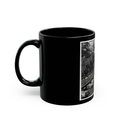 Murfreesboro, Tenn., Vicinity. Men Repairing Single-Track Railroad After Battle Of Stone's River (U.S. Civil War) Black Coffee Mug-Go Mug Yourself