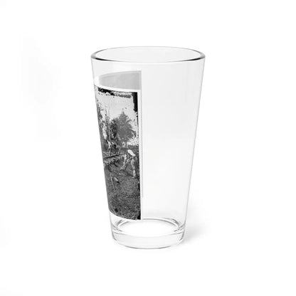 Murfreesboro, Tenn., Vicinity. Men Repairing Single-Track Railroad After Battle Of Stone's River (U.S. Civil War) Pint Glass 16oz-Go Mug Yourself