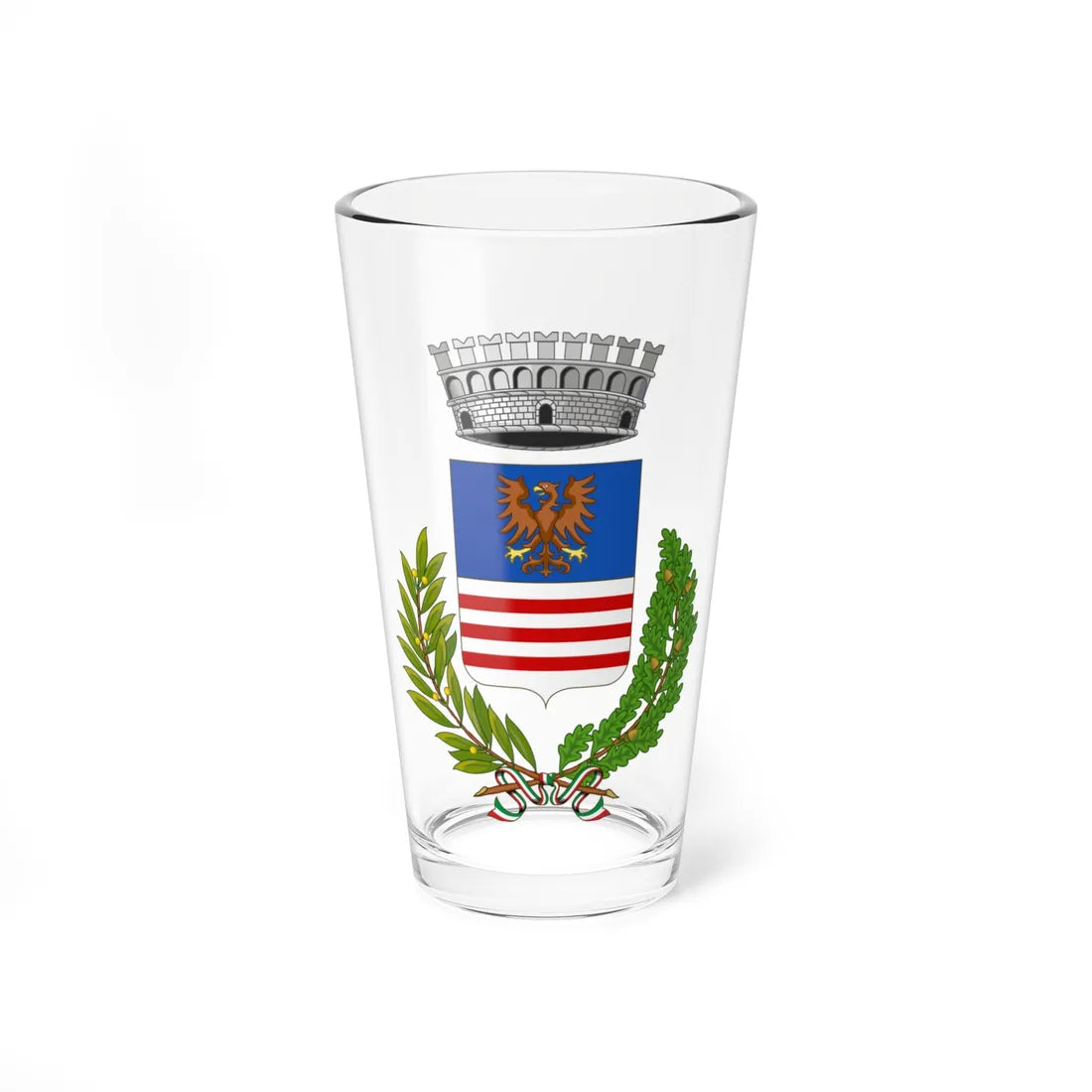 Murialdo-Stemma (Italy) (Coat of Arms) Pint Glass 16oz 16oz - Go Mug Yourself
