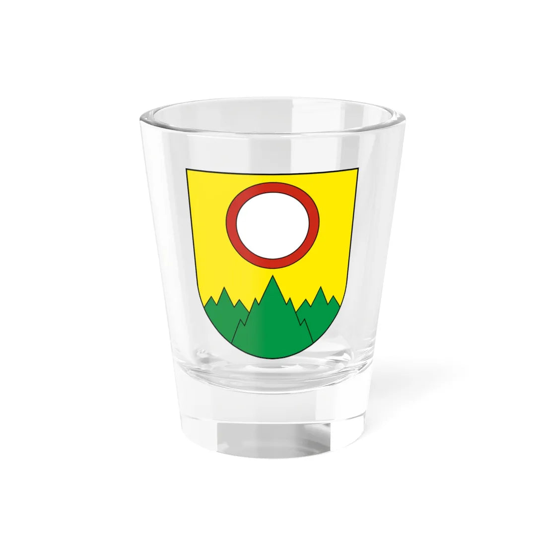 Muriaux-blazon (Switzerland) (Coat of Arms) Shot Glass 1.5oz 1.5oz - Go Mug Yourself