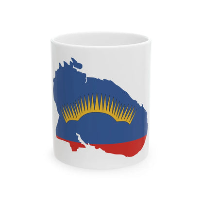 Murman-obl-geo-stub (Russia) White Coffee Mug 11oz - Go Mug Yourself