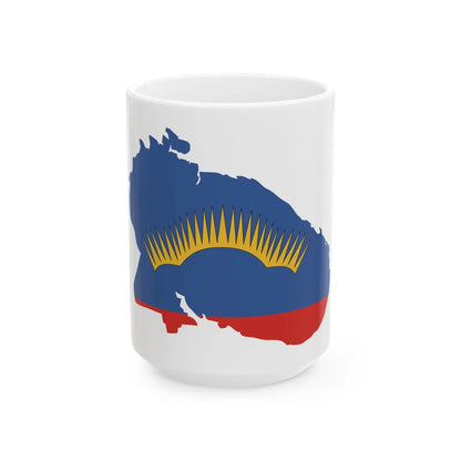 Murman-obl-geo-stub (Russia) White Coffee Mug 15oz - Go Mug Yourself