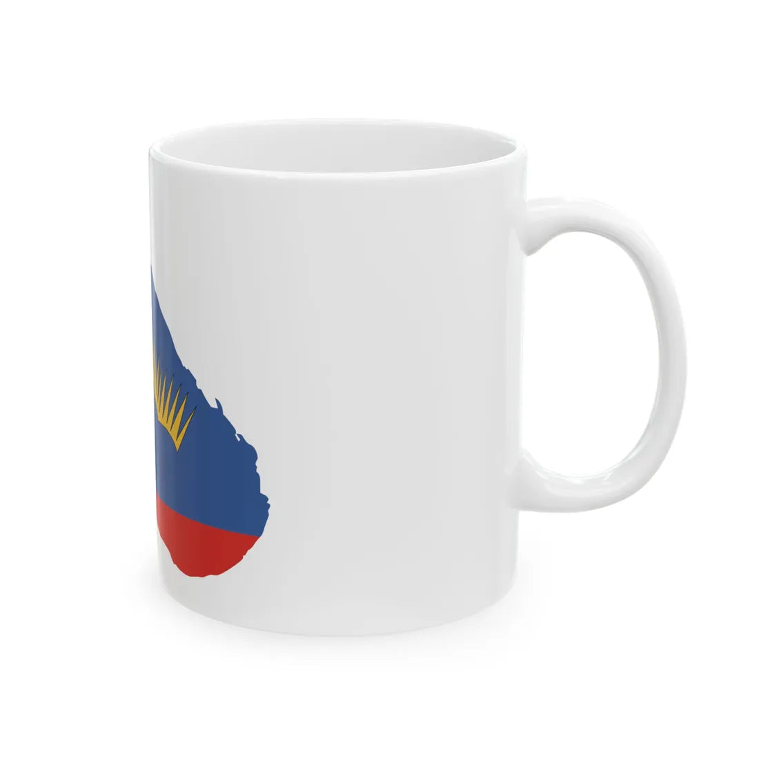 Murman-obl-geo-stub (Russia) White Coffee Mug - Go Mug Yourself