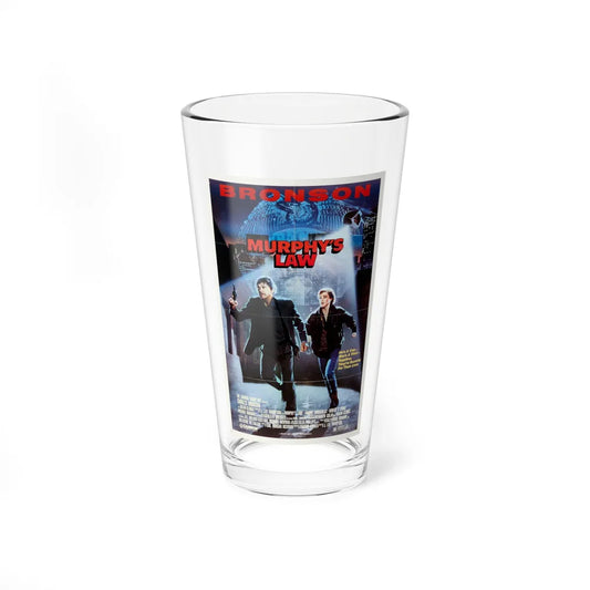 MURPHY'S LAW 1986 Movie Poster - Pint Glass 16oz-16oz-Go Mug Yourself