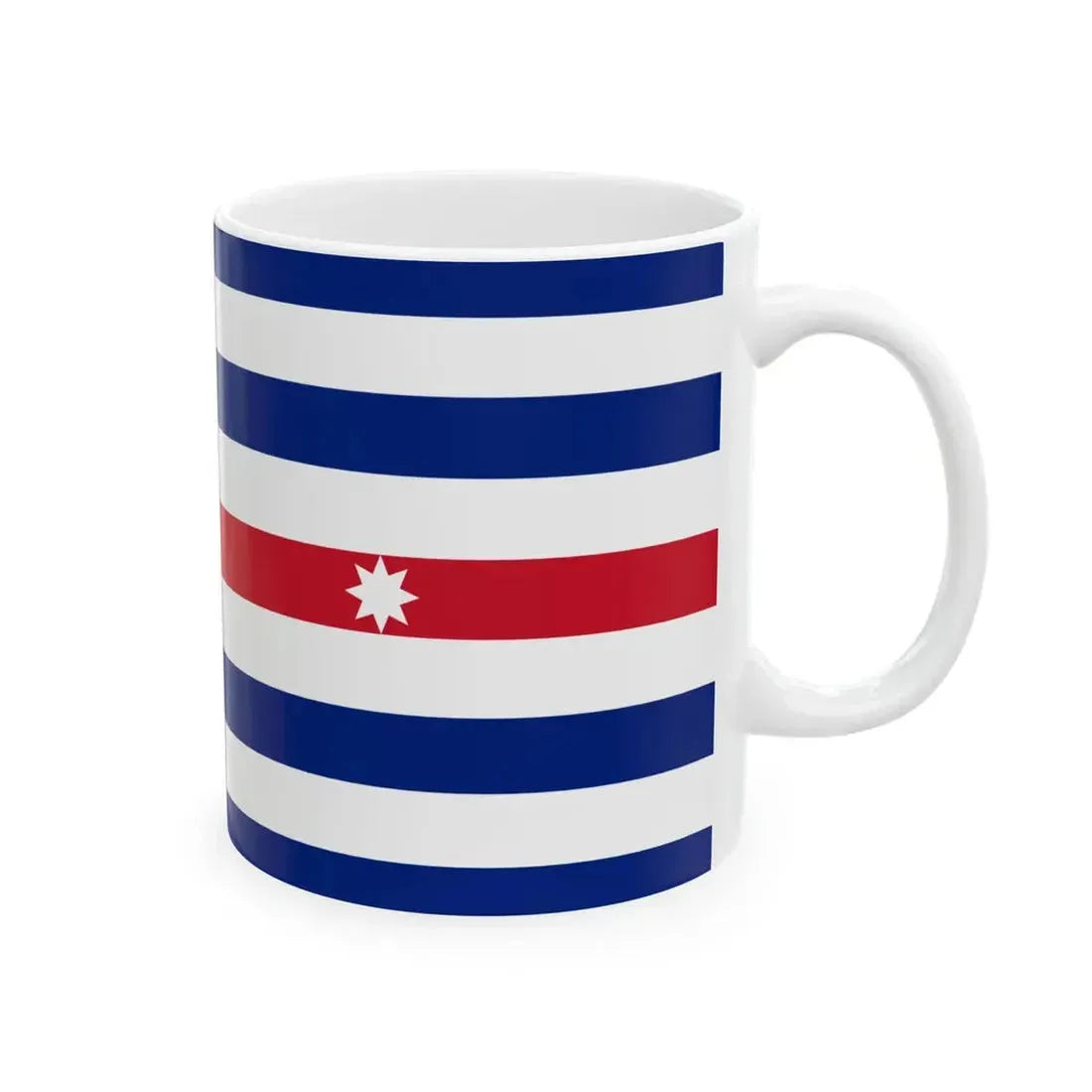 Murray River Flag Combined (Australia) White Coffee Mug - Go Mug Yourself