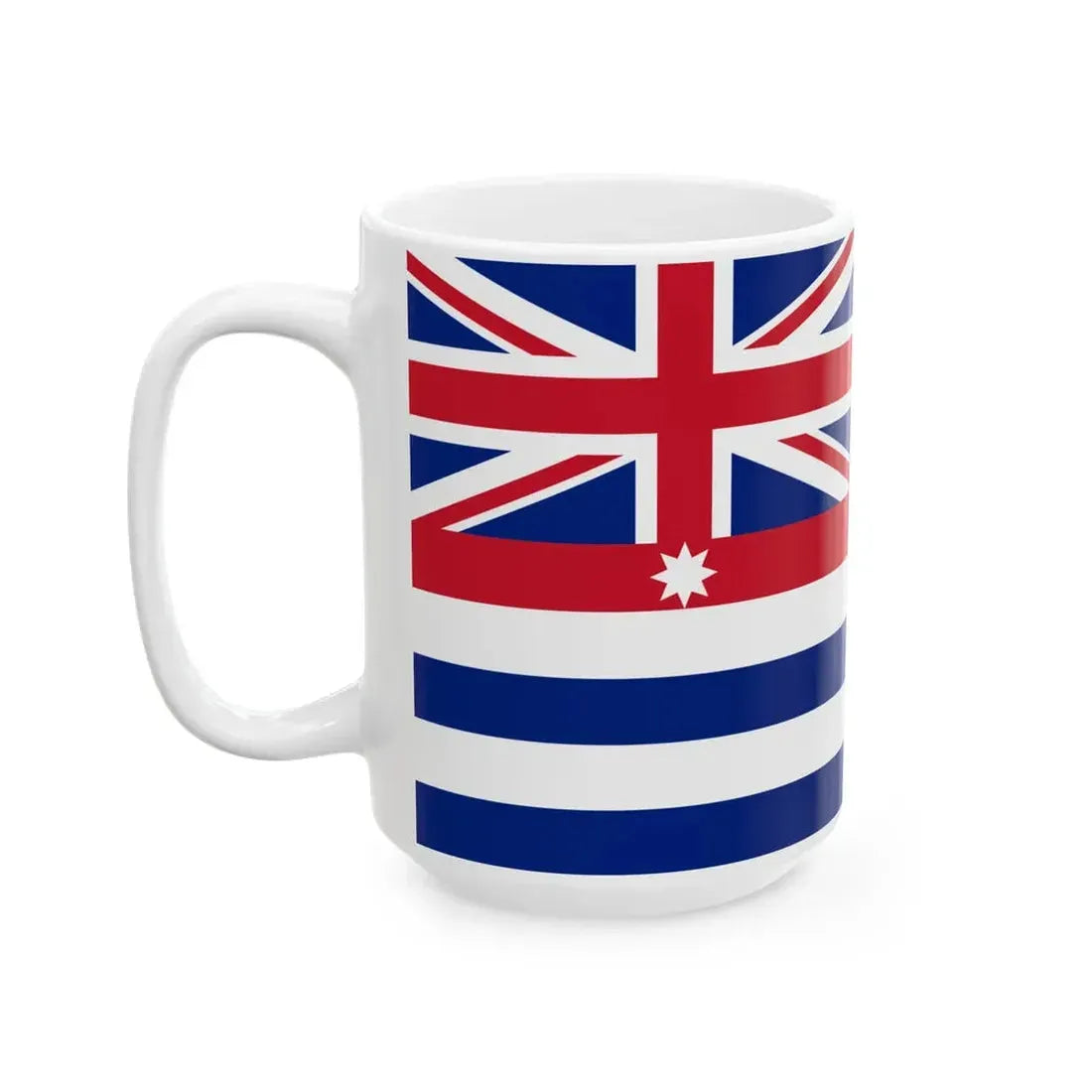 Murray River Flag Combined (Australia) White Coffee Mug - Go Mug Yourself