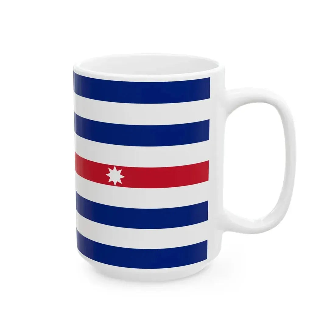 Murray River Flag Combined (Australia) White Coffee Mug - Go Mug Yourself