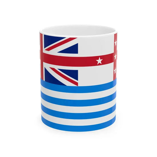 Murray River Flag Lower (Australia) White Coffee Mug 11oz - Go Mug Yourself