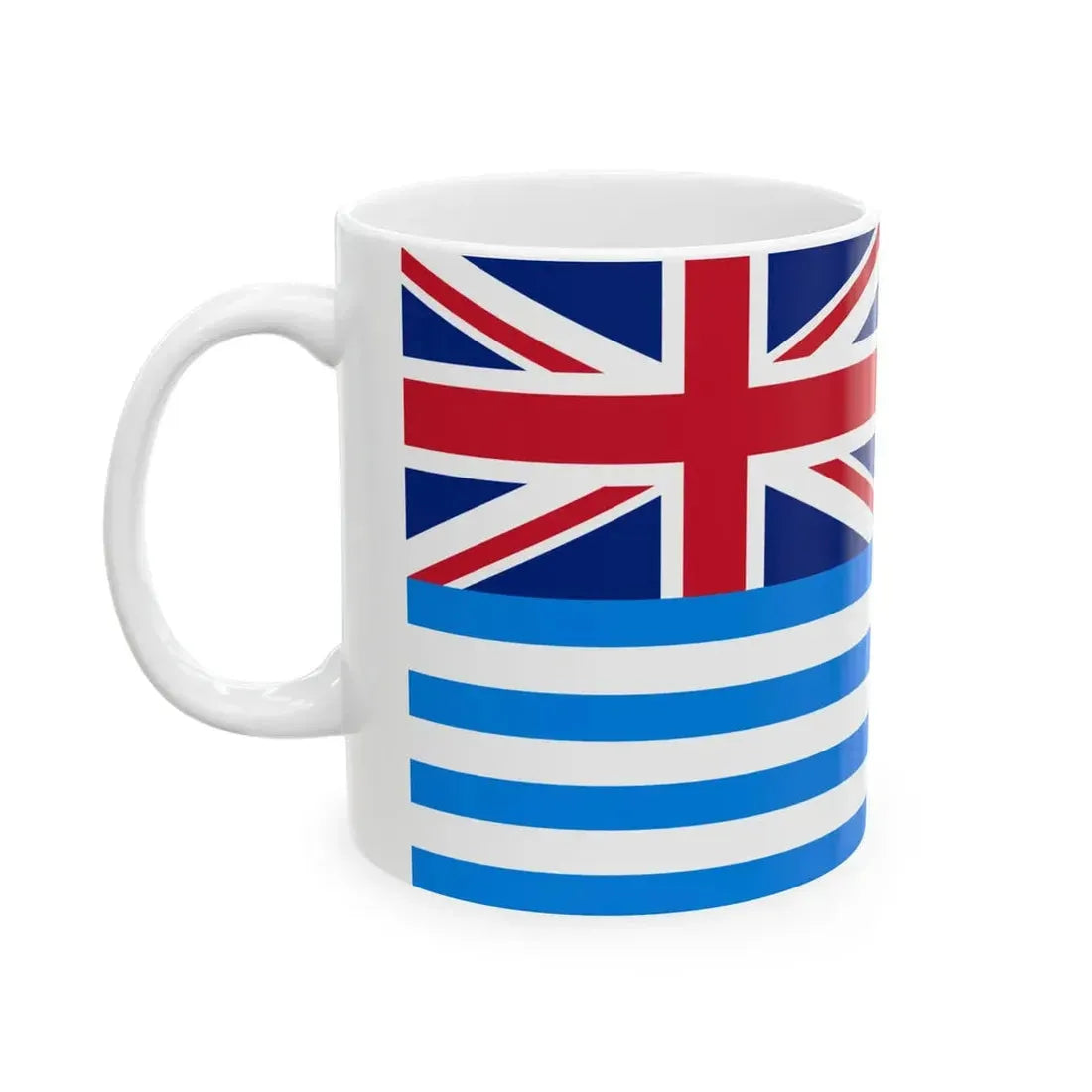Murray River Flag Lower (Australia) White Coffee Mug - Go Mug Yourself