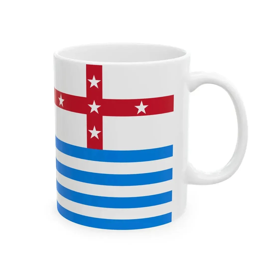 Murray River Flag Lower (Australia) White Coffee Mug - Go Mug Yourself