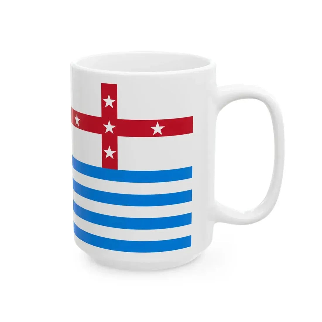 Murray River Flag Lower (Australia) White Coffee Mug - Go Mug Yourself