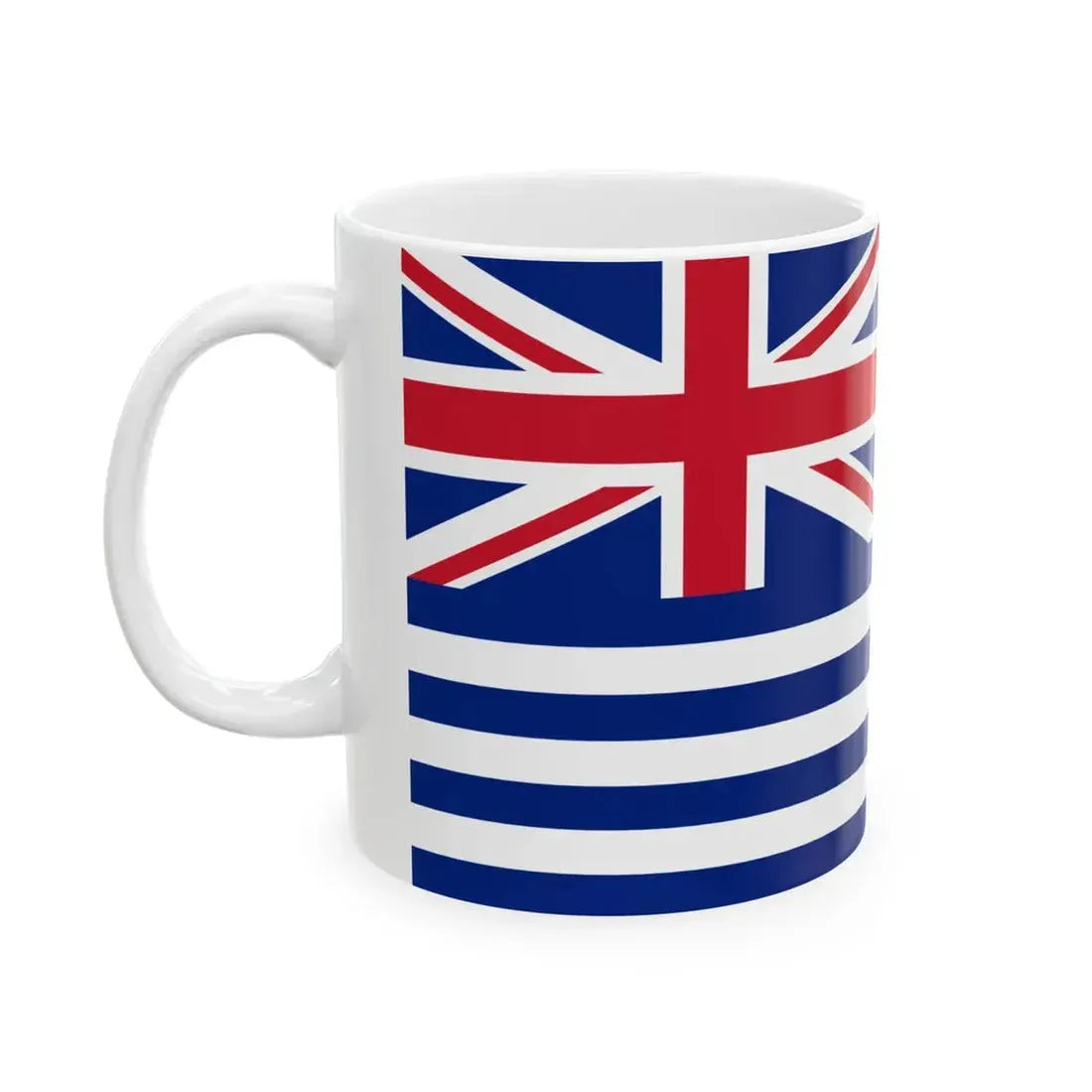 Murray River Flag Upper (Australia) White Coffee Mug - Go Mug Yourself