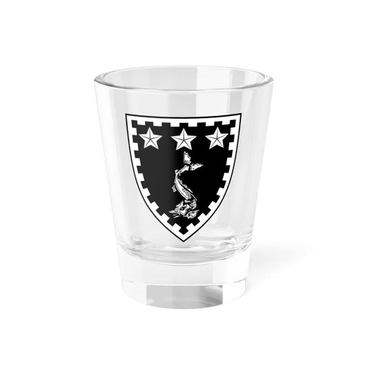 MurrayEdwardsCollegeCrest (England) (Coat of Arms) Shot Glass 1.5oz 1.5oz - Go Mug Yourself