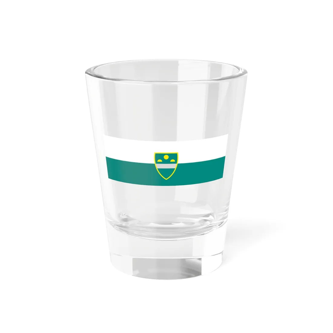 Murska Sobota flag (Slovenia) Shot Glass 1.5oz 1.5oz - Go Mug Yourself