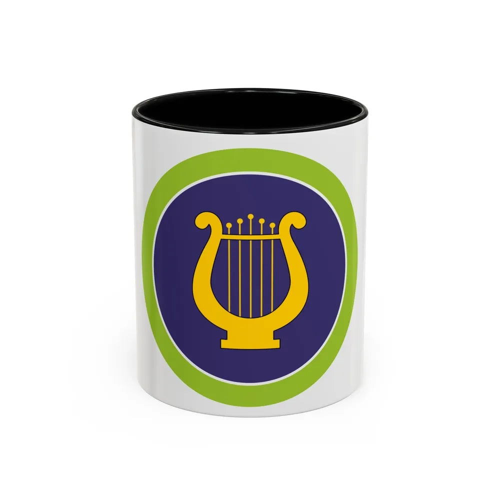 Music (Boy Scout Merit Badge) Accent Coffee Mug-11oz-Black-Go Mug Yourself