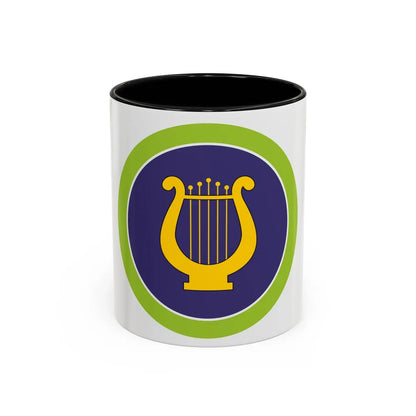 Music (Boy Scout Merit Badge) Accent Coffee Mug-11oz-Black-Go Mug Yourself