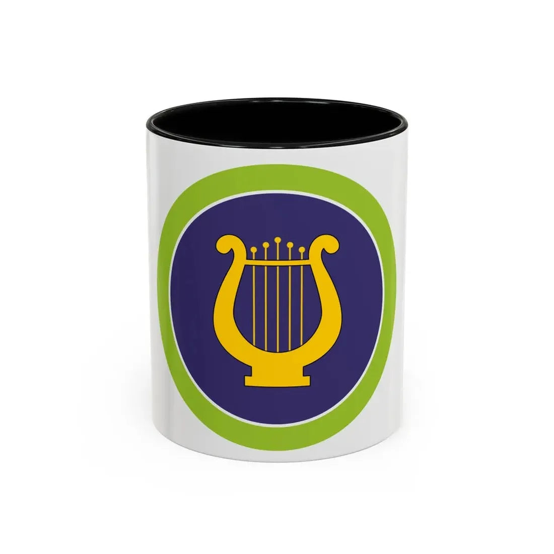 Music (Boy Scout Merit Badge) Accent Coffee Mug 11oz Black - Go Mug Yourself