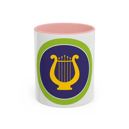 Music (Boy Scout Merit Badge) Accent Coffee Mug-11oz-Pink-Go Mug Yourself